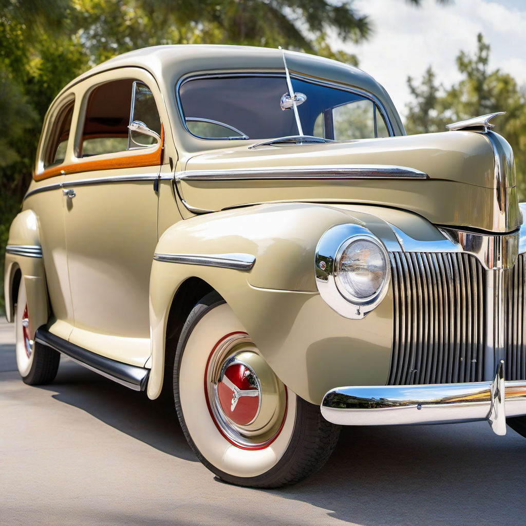 Illustration of a 1942 Ford 21A