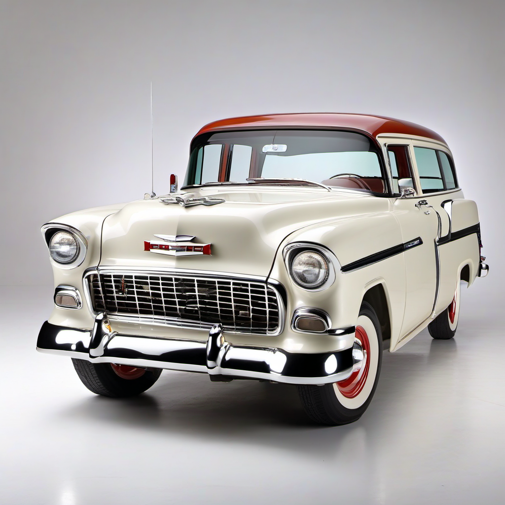 Illustration of a 1955 Chevrolet Two-Ten