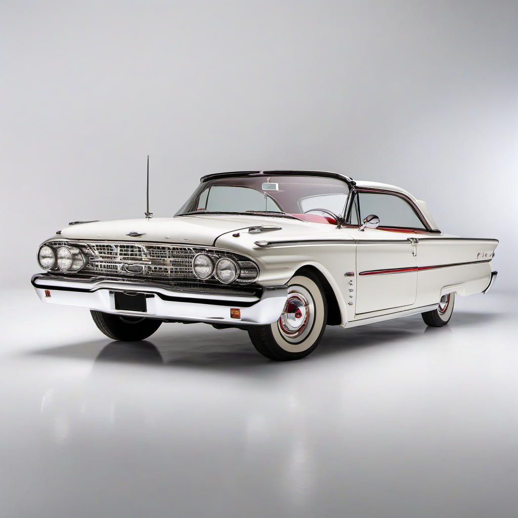Illustration of a 1960 Ford Galaxie