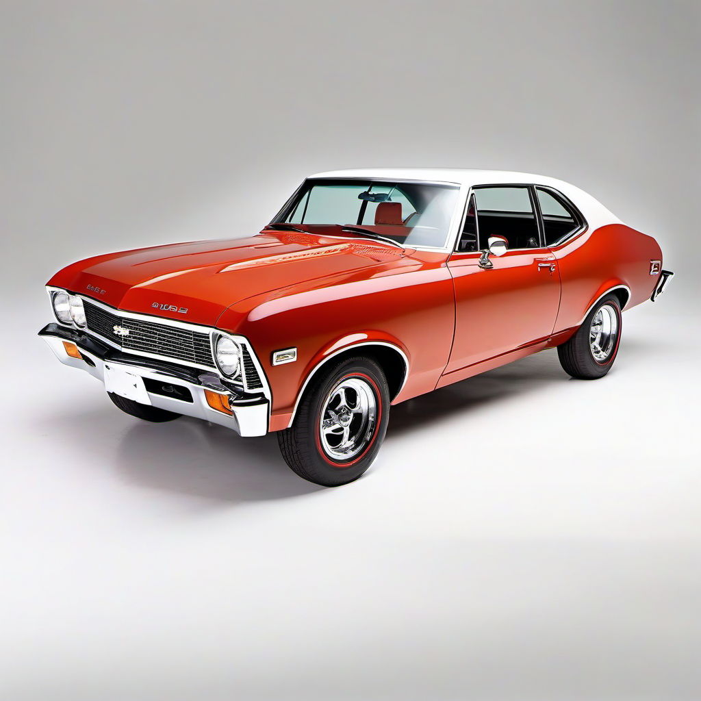 Illustration of a 1968 Chevrolet Nova