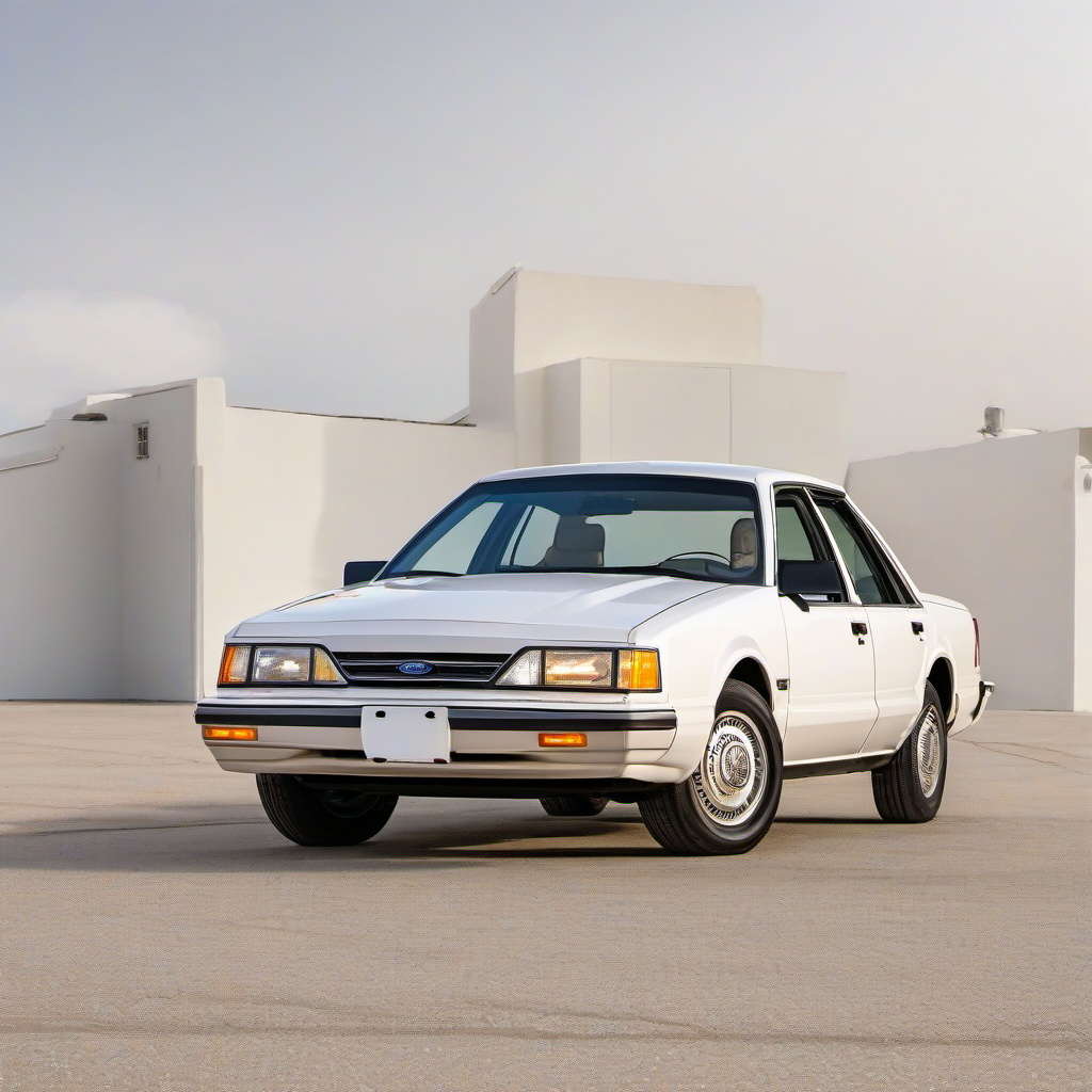 Illustration of a 1986 Ford Taurus