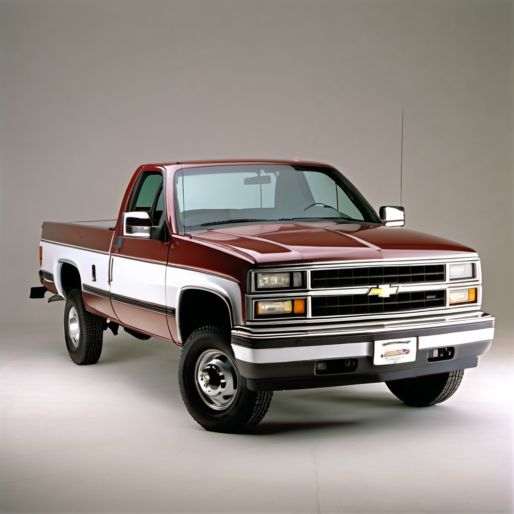 Illustration of a 1992 Chevrolet 3500 Regular Cab