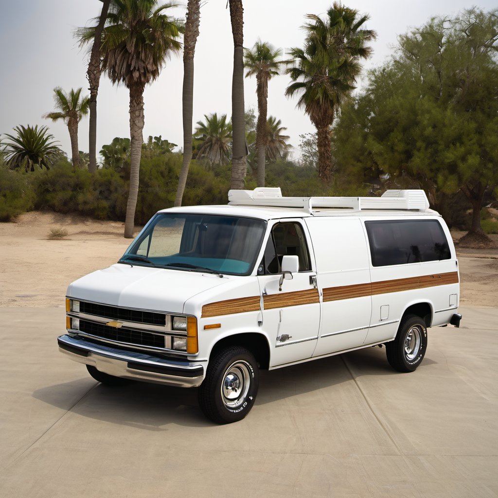 Illustration of a 1992 Chevrolet Sportvan G10