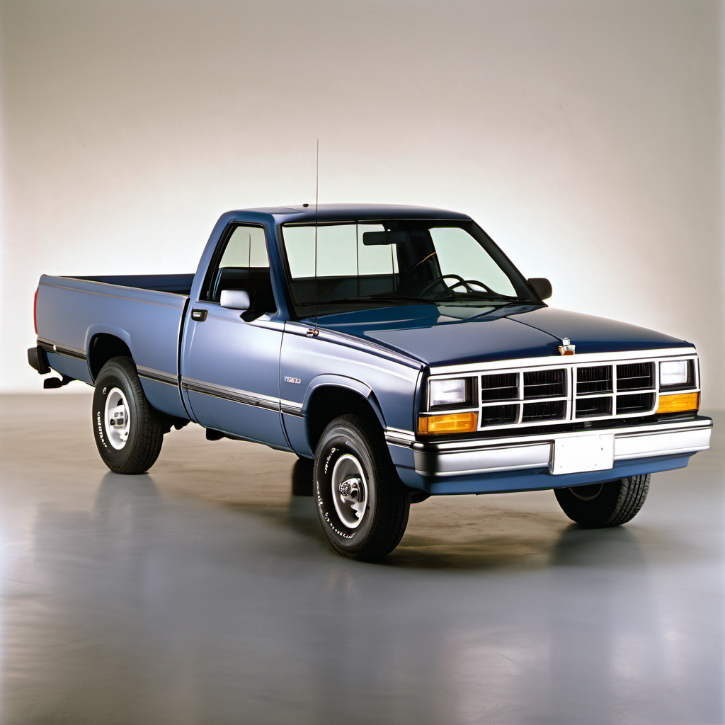 Illustration of a 1992 Dodge Dakota Regular Cab