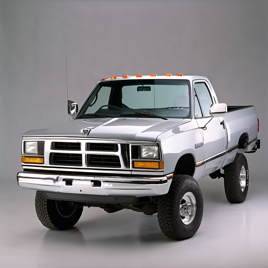 Illustration of a 1992 Dodge Ram 50 Regular Cab