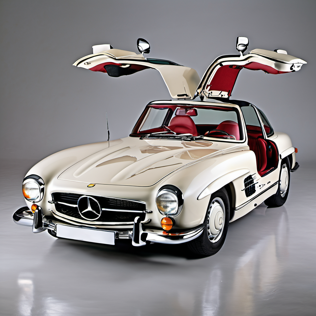 Illustration of a 1992 Mercedes-Benz 300 SL