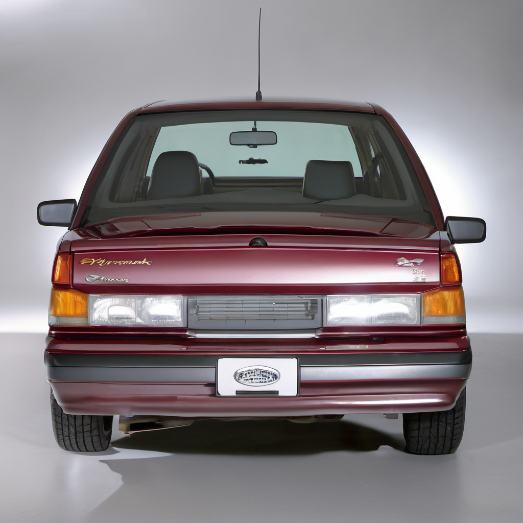 Illustration of a 1992 Plymouth Sundance
