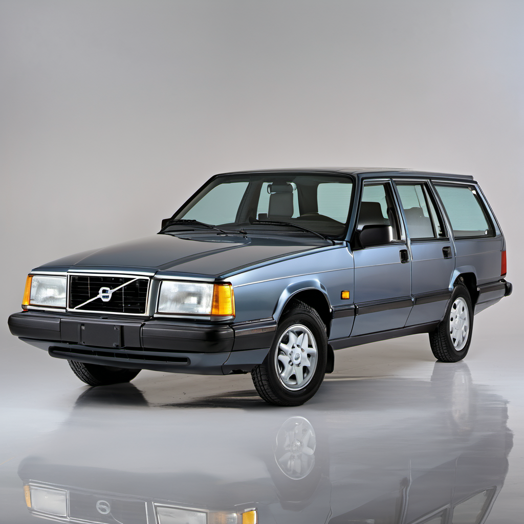 Illustration of a 1992 Volvo 740