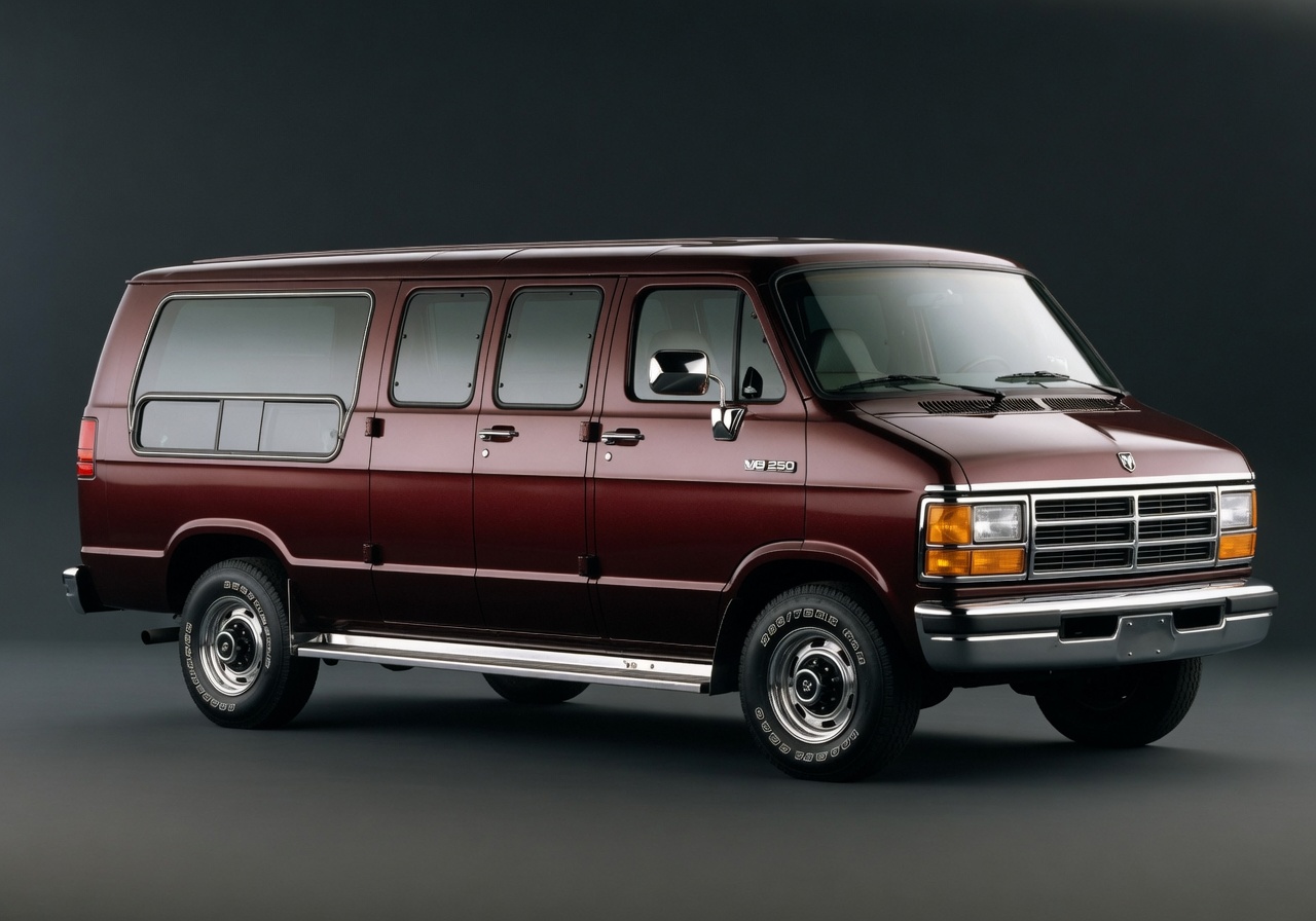 Illustration of a 1993 Dodge Ram Wagon B250