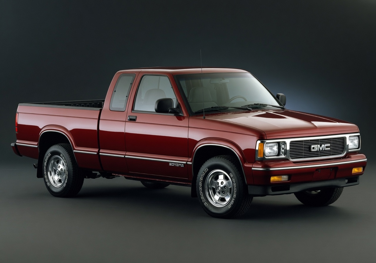 Illustration of a 1993 GMC Sonoma Club Coupe Cab