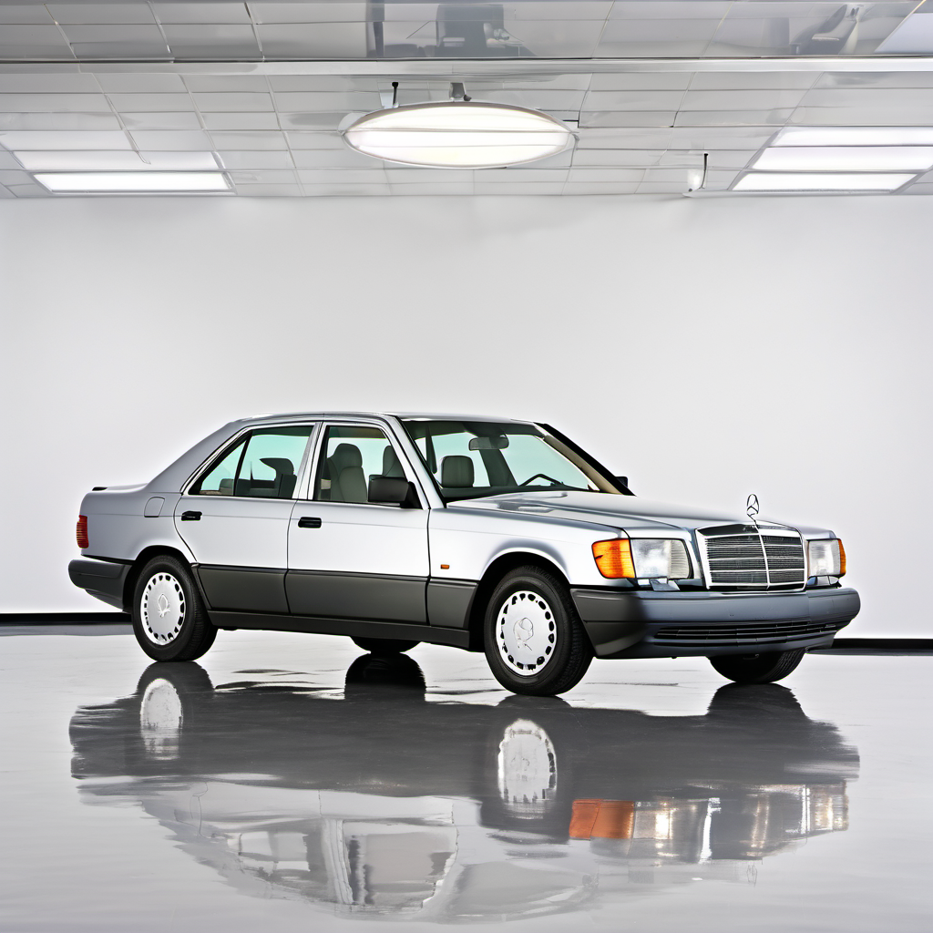 Illustration of a 1993 Mercedes-Benz 400 E