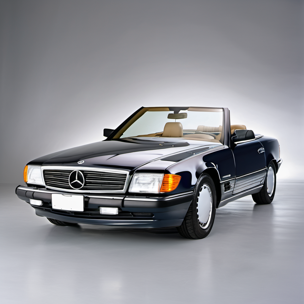 Illustration of a 1993 Mercedes-Benz 600 SL