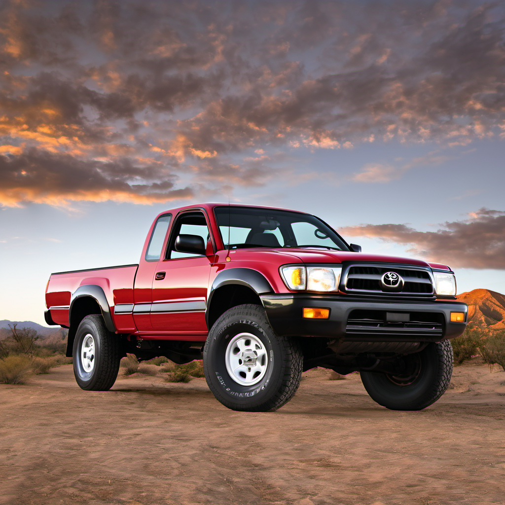 Illustration of a 1995 Toyota Tacoma XtraCab