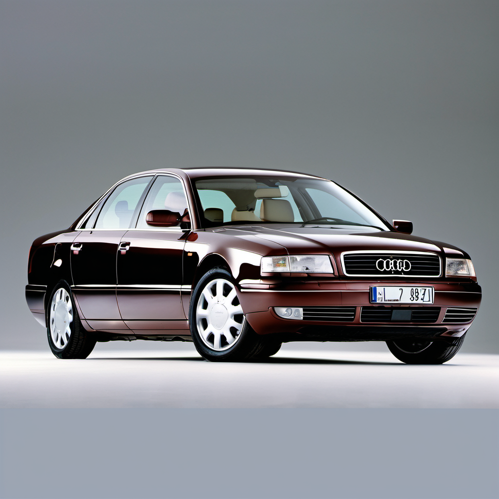 Illustration of a 1997 Audi A8