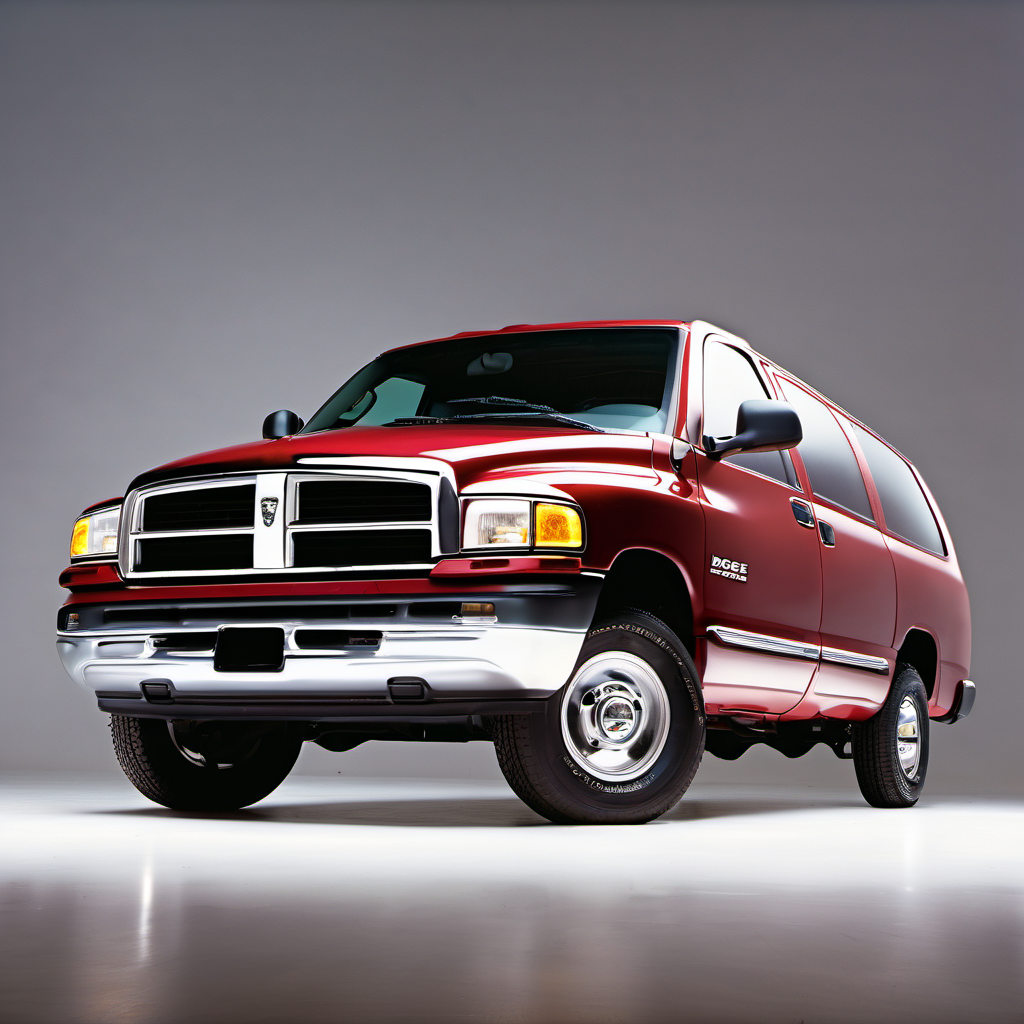 Illustration of a 1998 Dodge Ram Wagon 1500