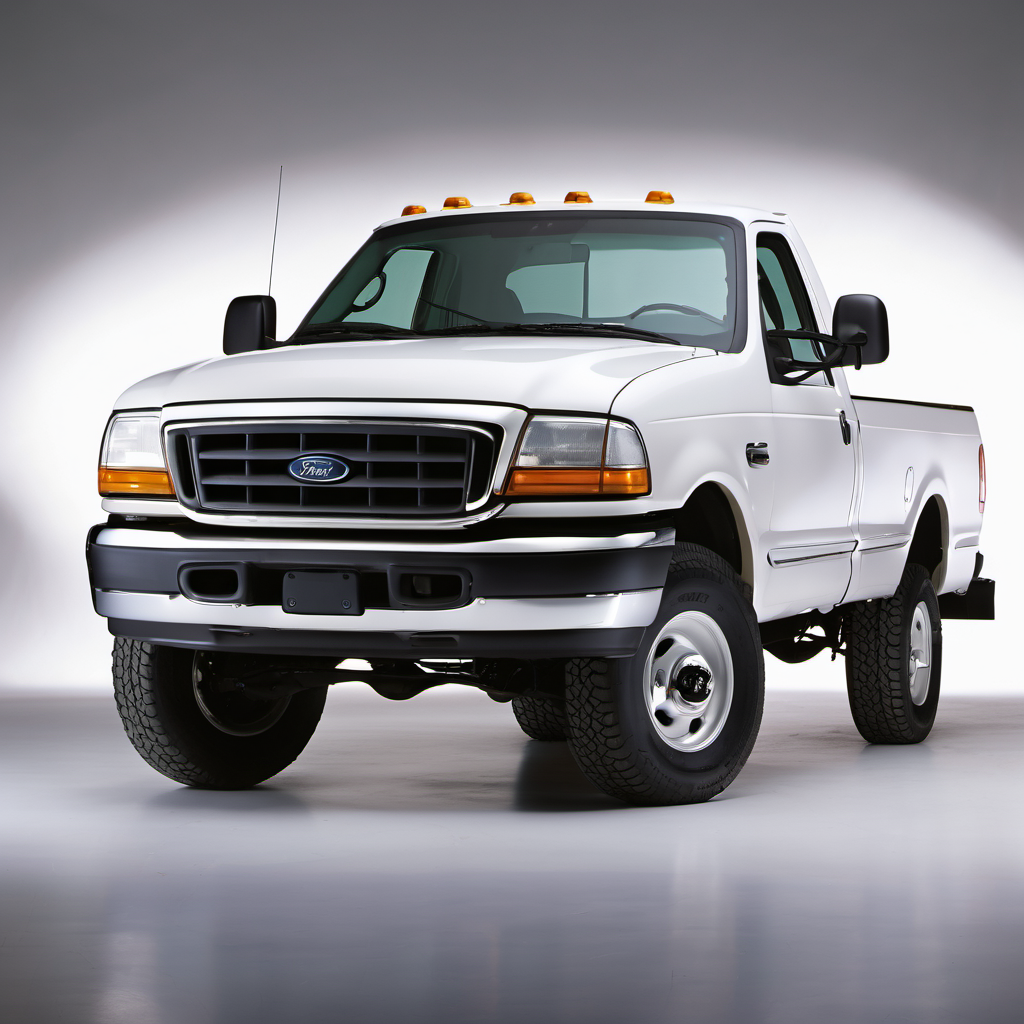 Illustration of a 1998 Ford F250 Regular Cab