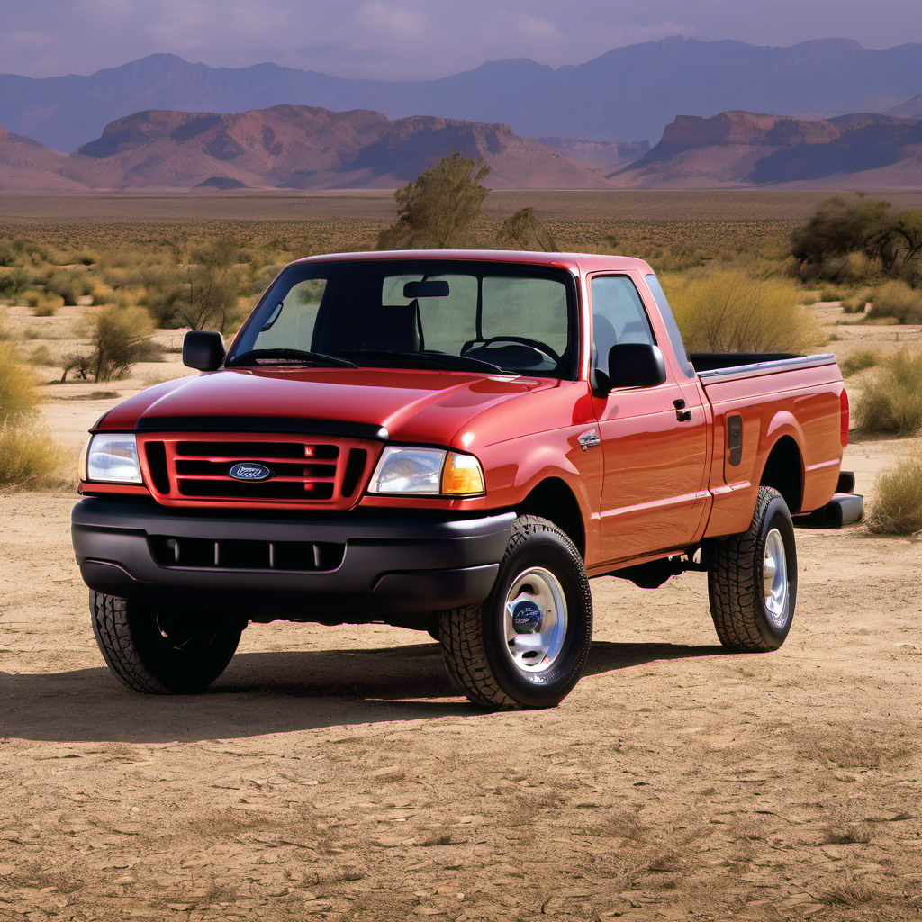 Illustration of a 1998 Ford Ranger SuperCab