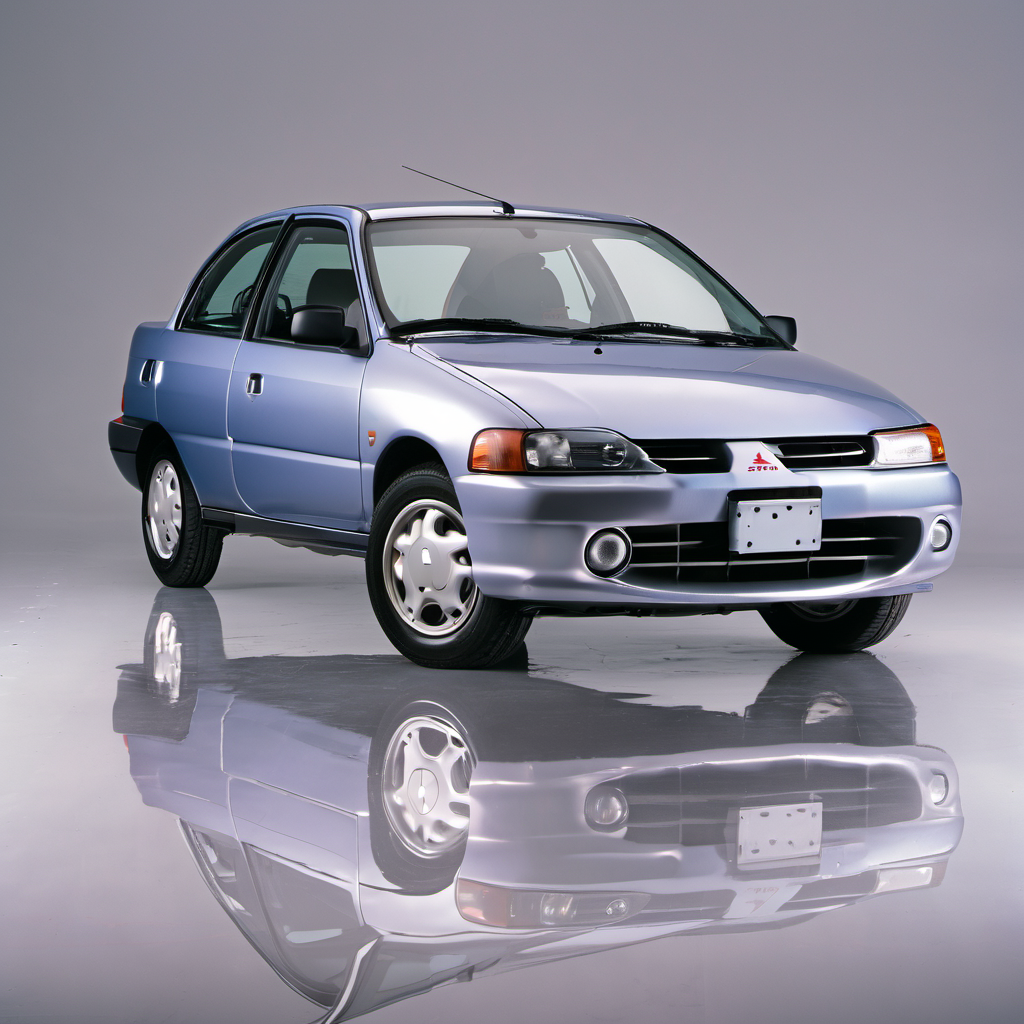 Illustration of a 1998 Mitsubishi Mirage