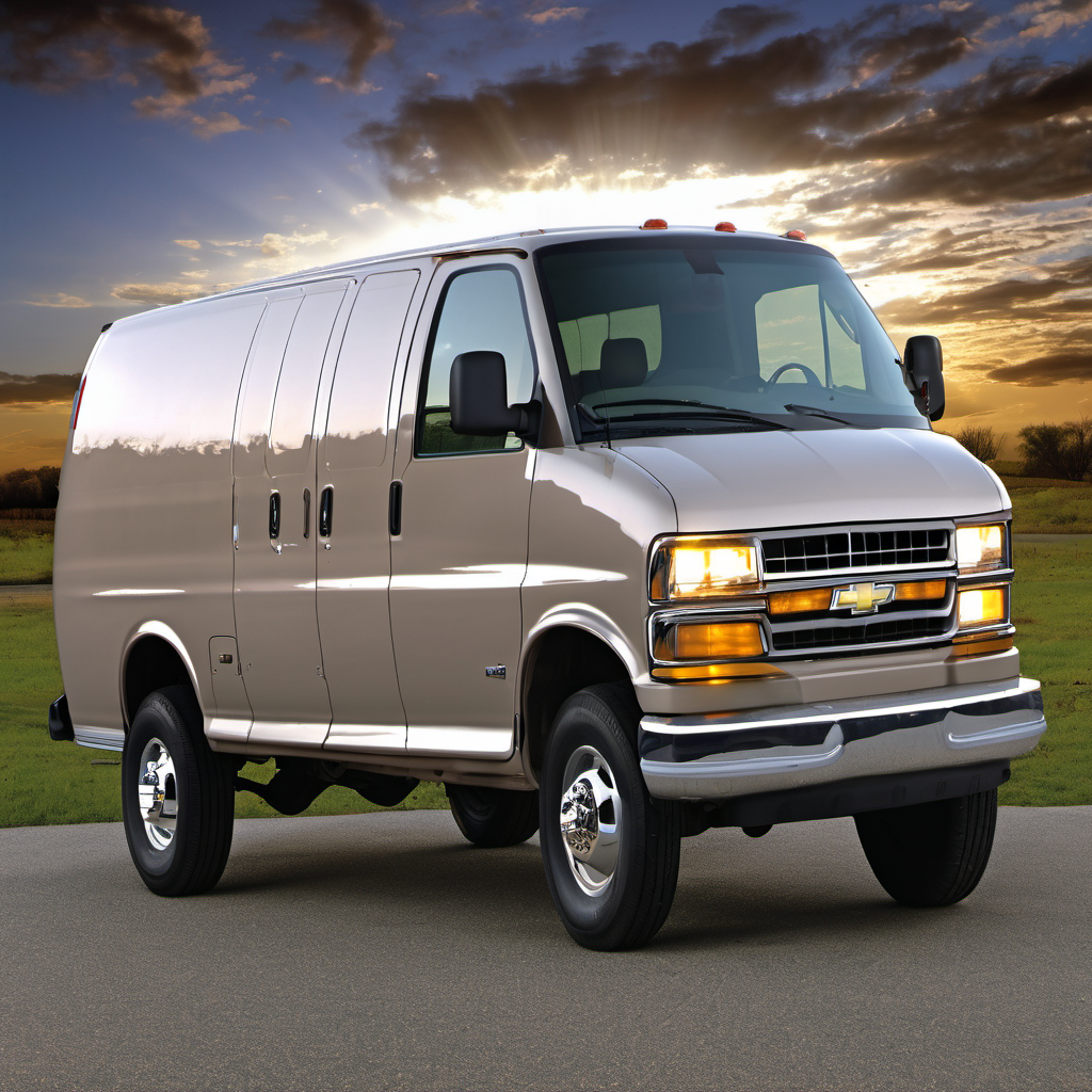 Illustration of a 1999 Chevrolet Express 3500 Cargo