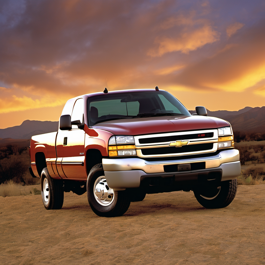 Illustration of a 1999 Chevrolet Silverado 2500 HD Extended Cab