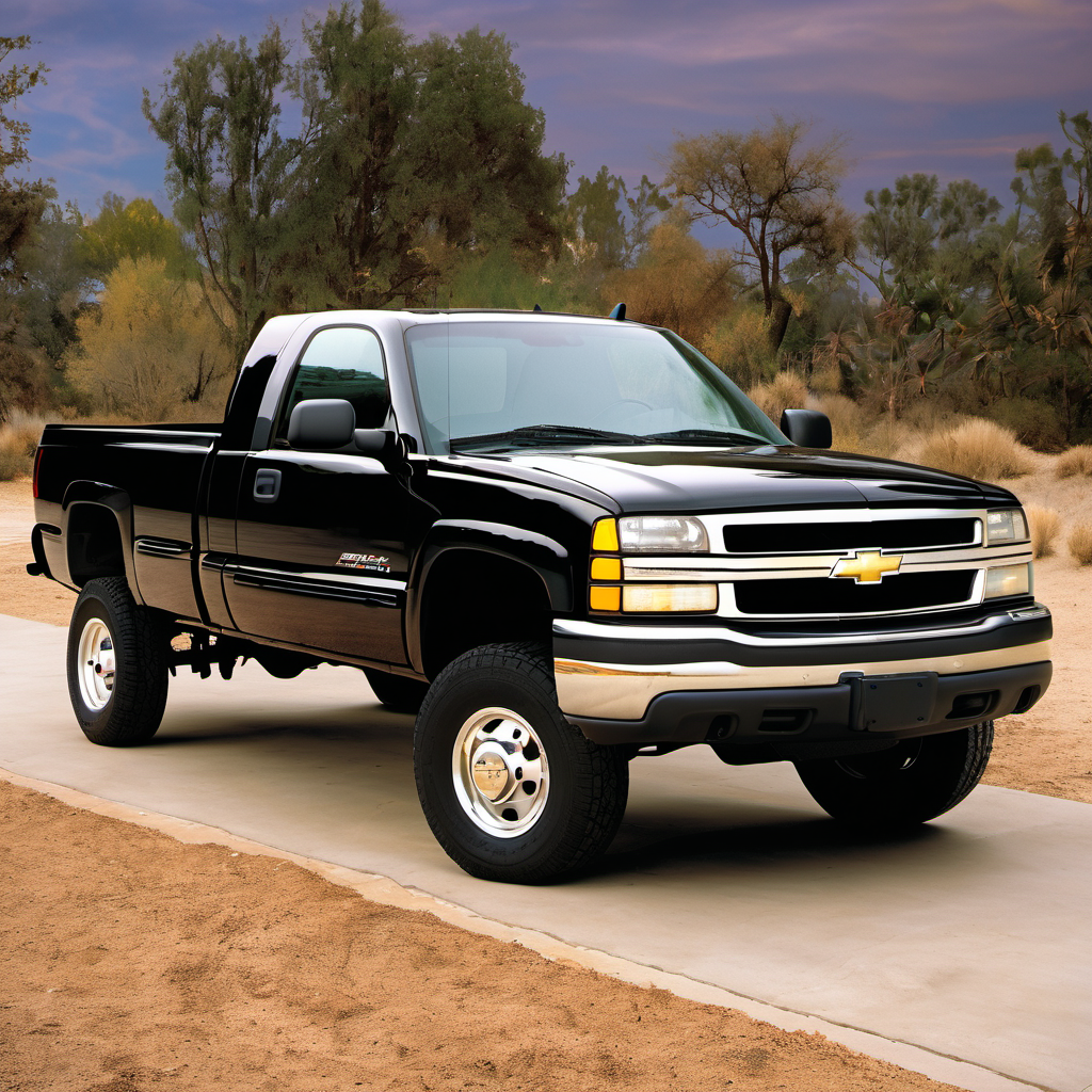 Illustration of a 1999 Chevrolet Silverado 2500 Regular Cab