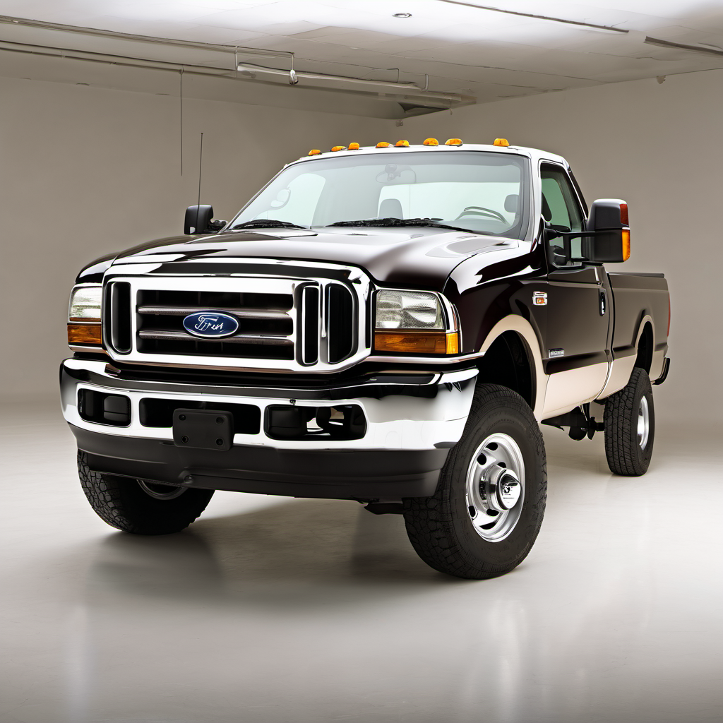 Illustration of a 1999 Ford F250 Super Duty Regular Cab