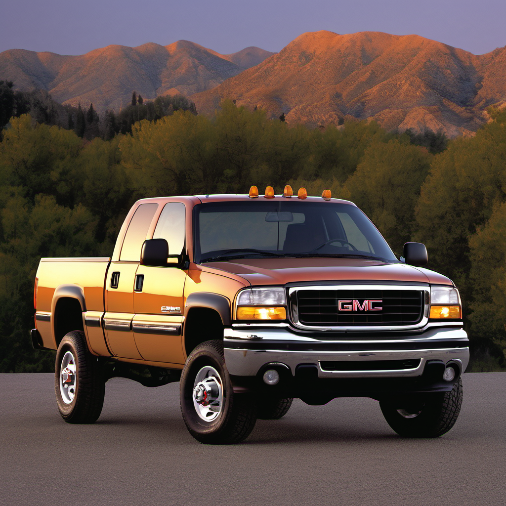 Illustration of a 1999 GMC Sierra 2500 HD Extended Cab