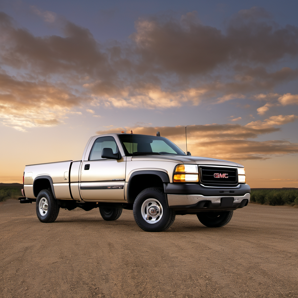 Illustration of a 1999 GMC Sierra 2500 HD Regular Cab