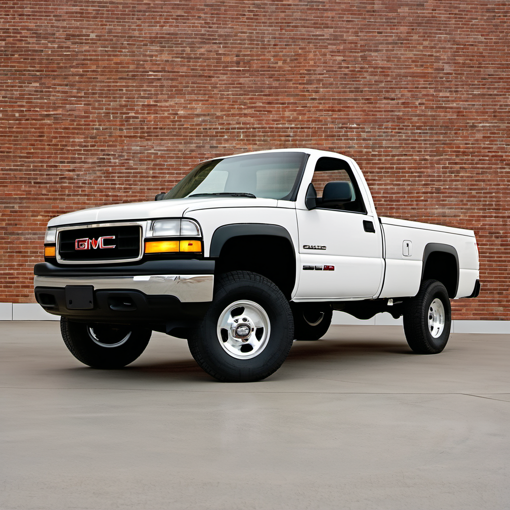 Illustration of a 1999 GMC Sierra 2500 Regular Cab