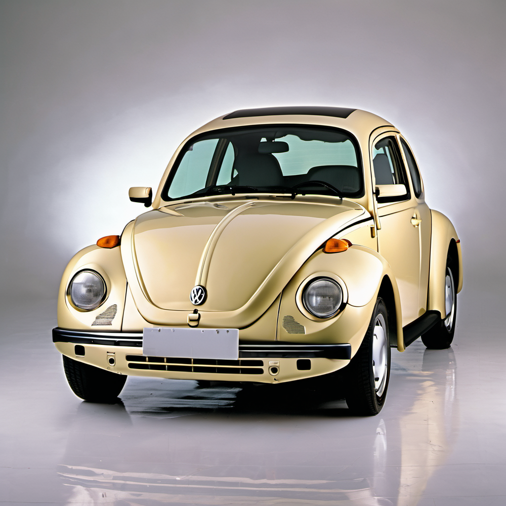 Illustration of a 1999 Volkswagen New Beetle