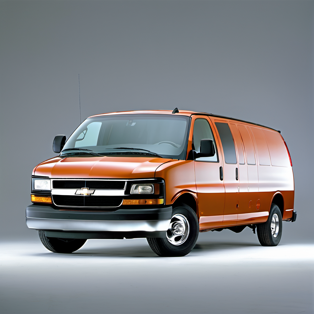 Illustration of a 2000 Chevrolet Express 2500 Passenger