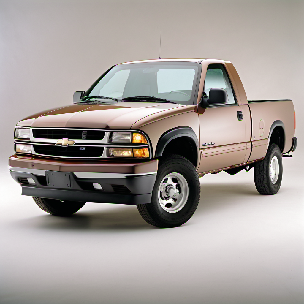Illustration of a 2000 Chevrolet S10 Extended Cab