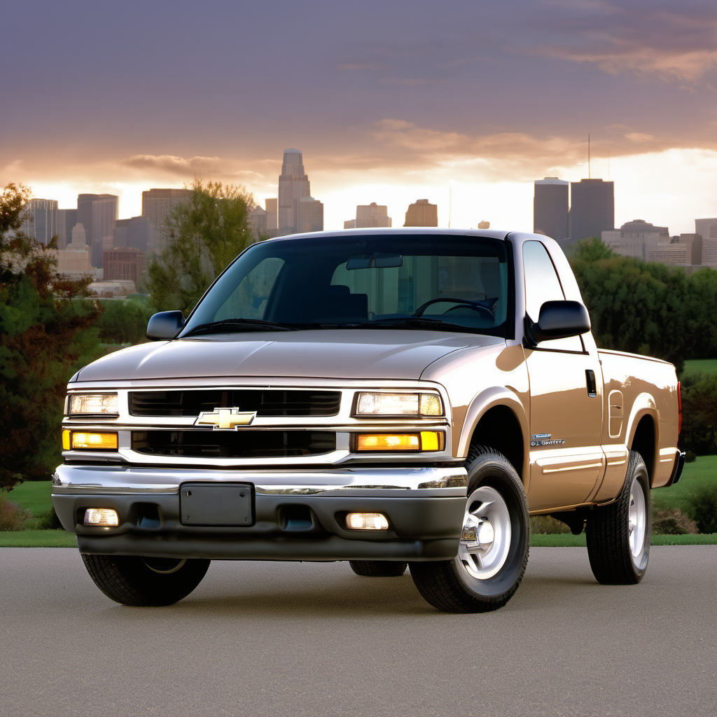 Illustration of a 2000 Chevrolet S10 Regular Cab