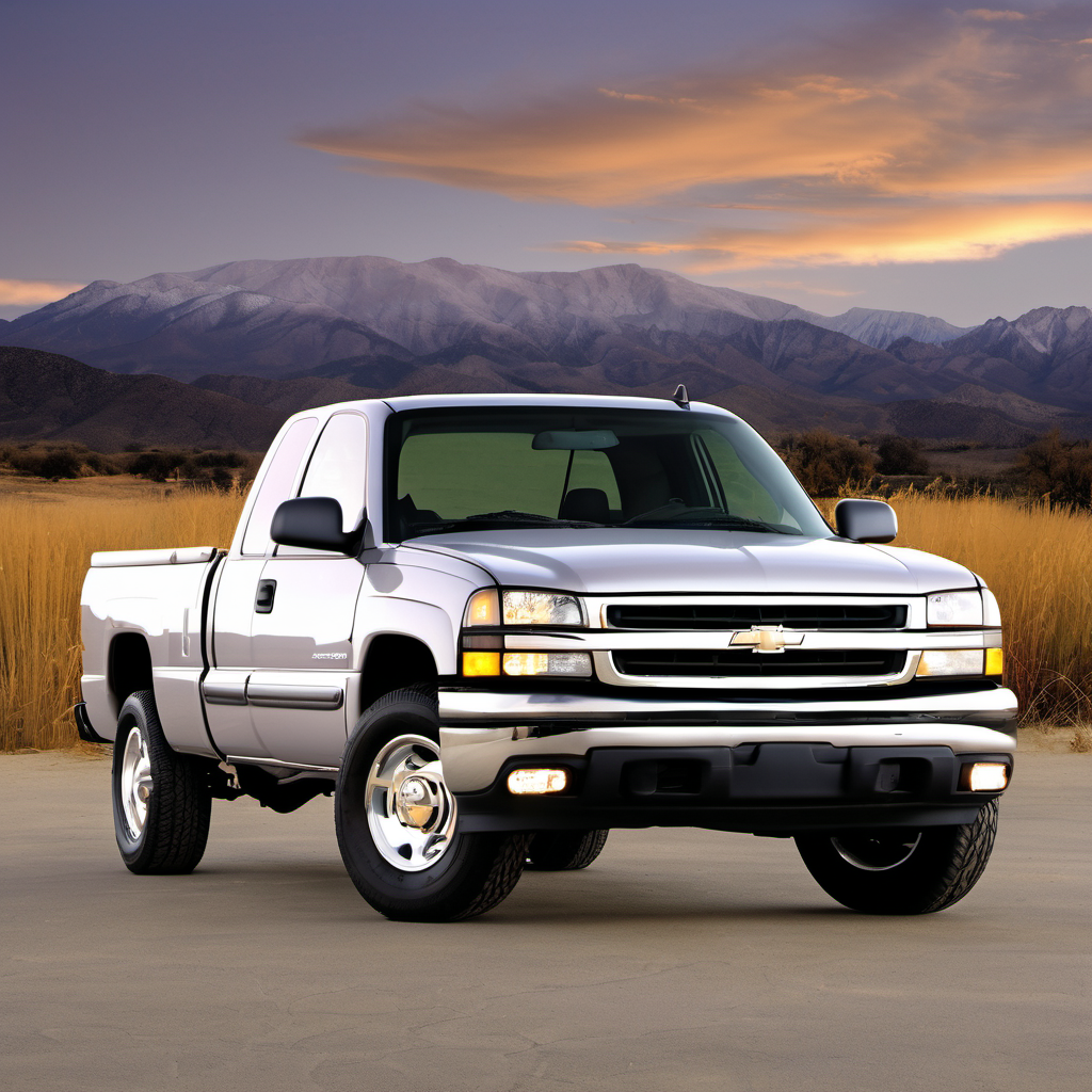 Illustration of a 2000 Chevrolet Silverado 1500 Extended Cab