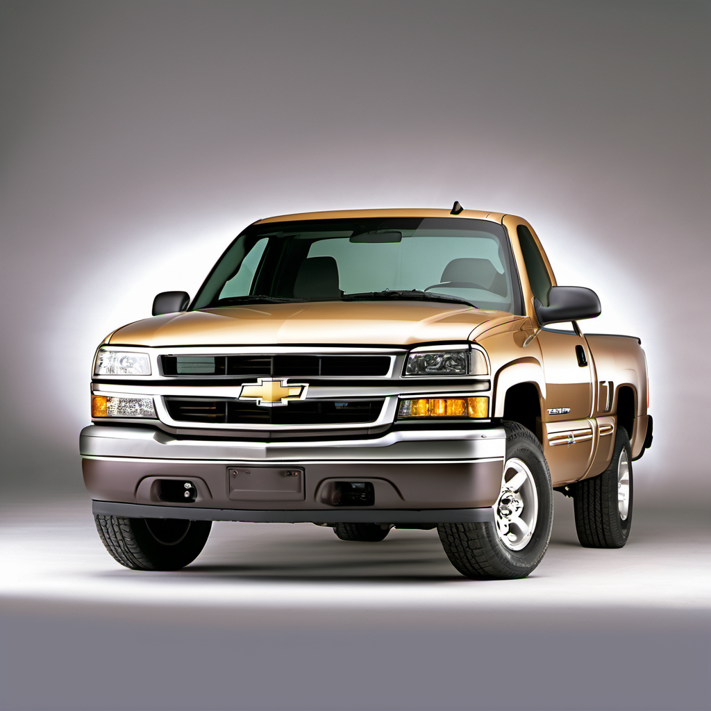 Illustration of a 2000 Chevrolet Silverado 1500 Regular Cab