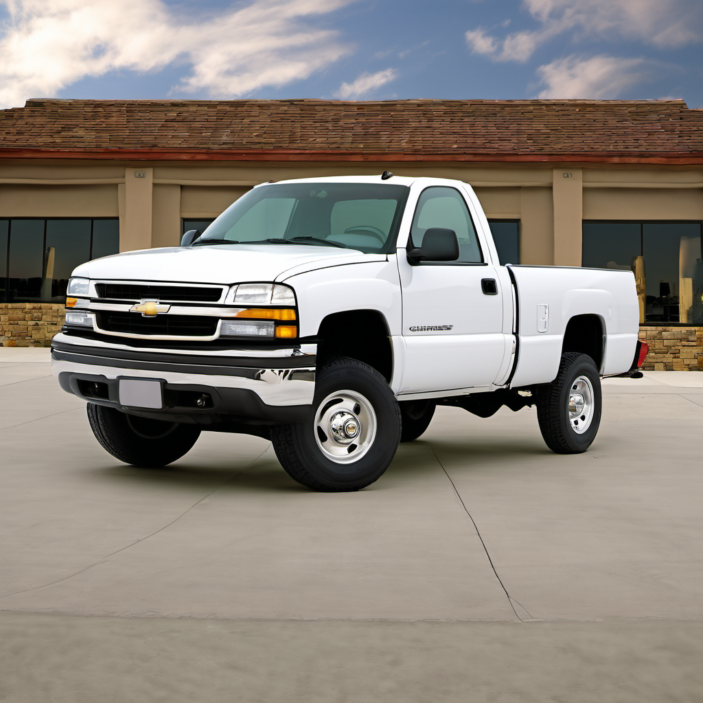 Illustration of a 2000 Chevrolet Silverado 2500 Regular Cab