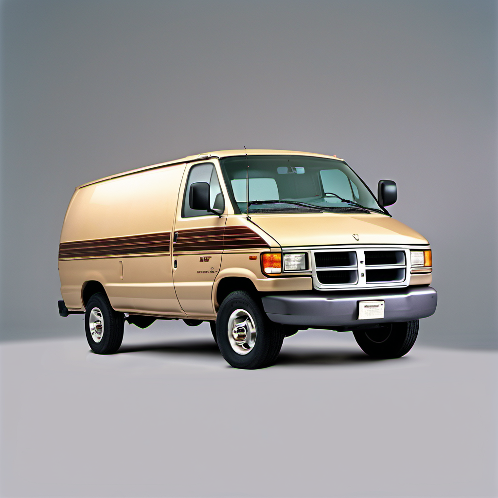 Illustration of a 2000 Dodge Ram Van 1500