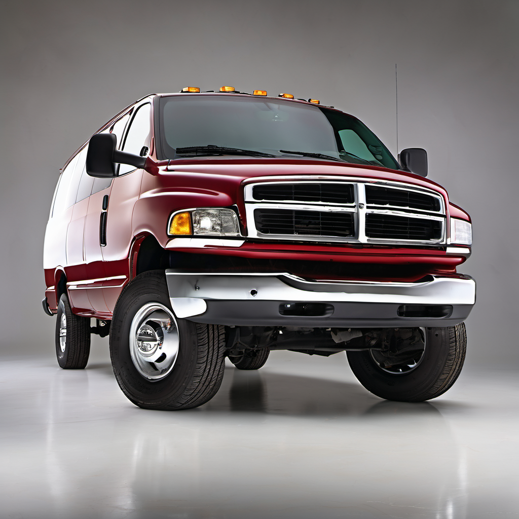 Illustration of a 2000 Dodge Ram Van 2500