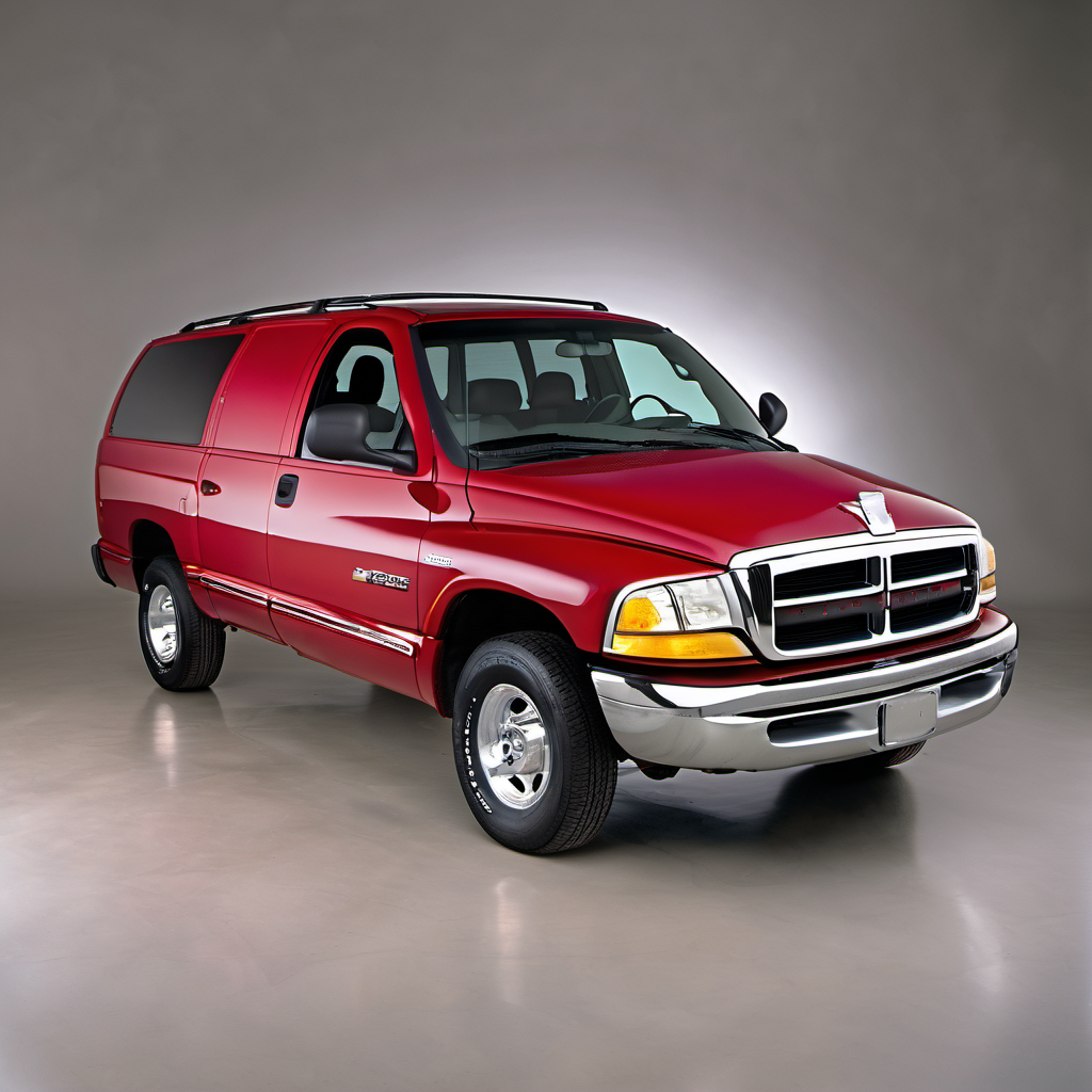 Illustration of a 2000 Dodge Ram Wagon 1500