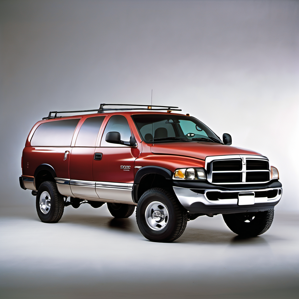 Illustration of a 2000 Dodge Ram Wagon 2500