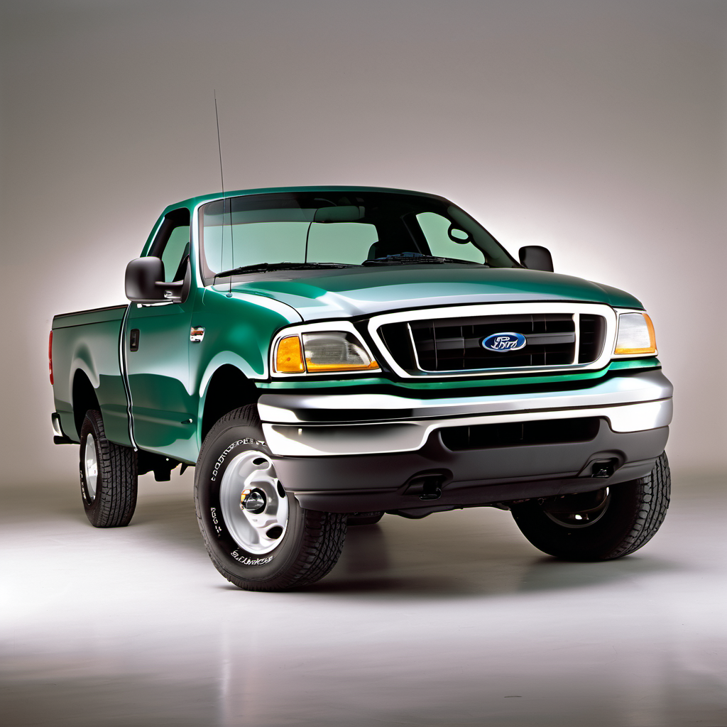 Illustration of a 2000 Ford F150 Regular Cab