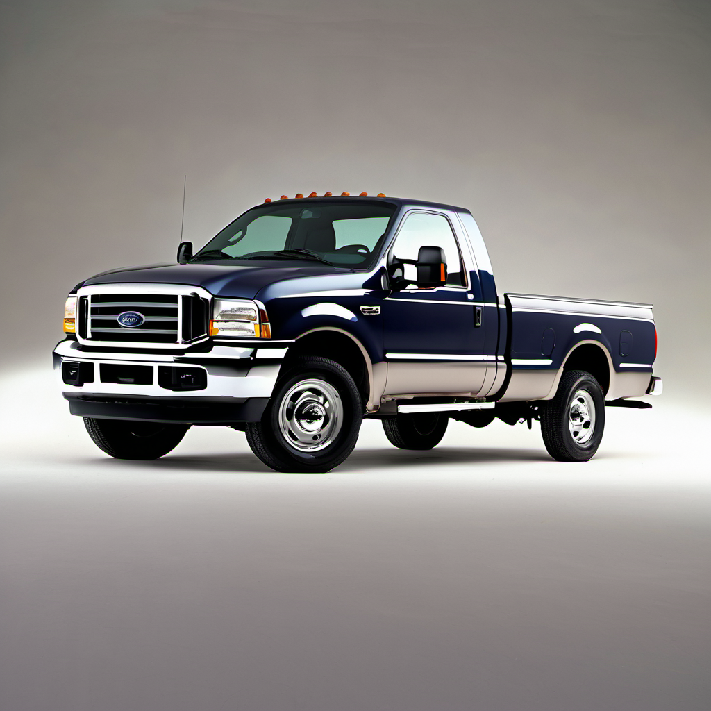 Illustration of a 2000 Ford F250 Super Duty Regular Cab