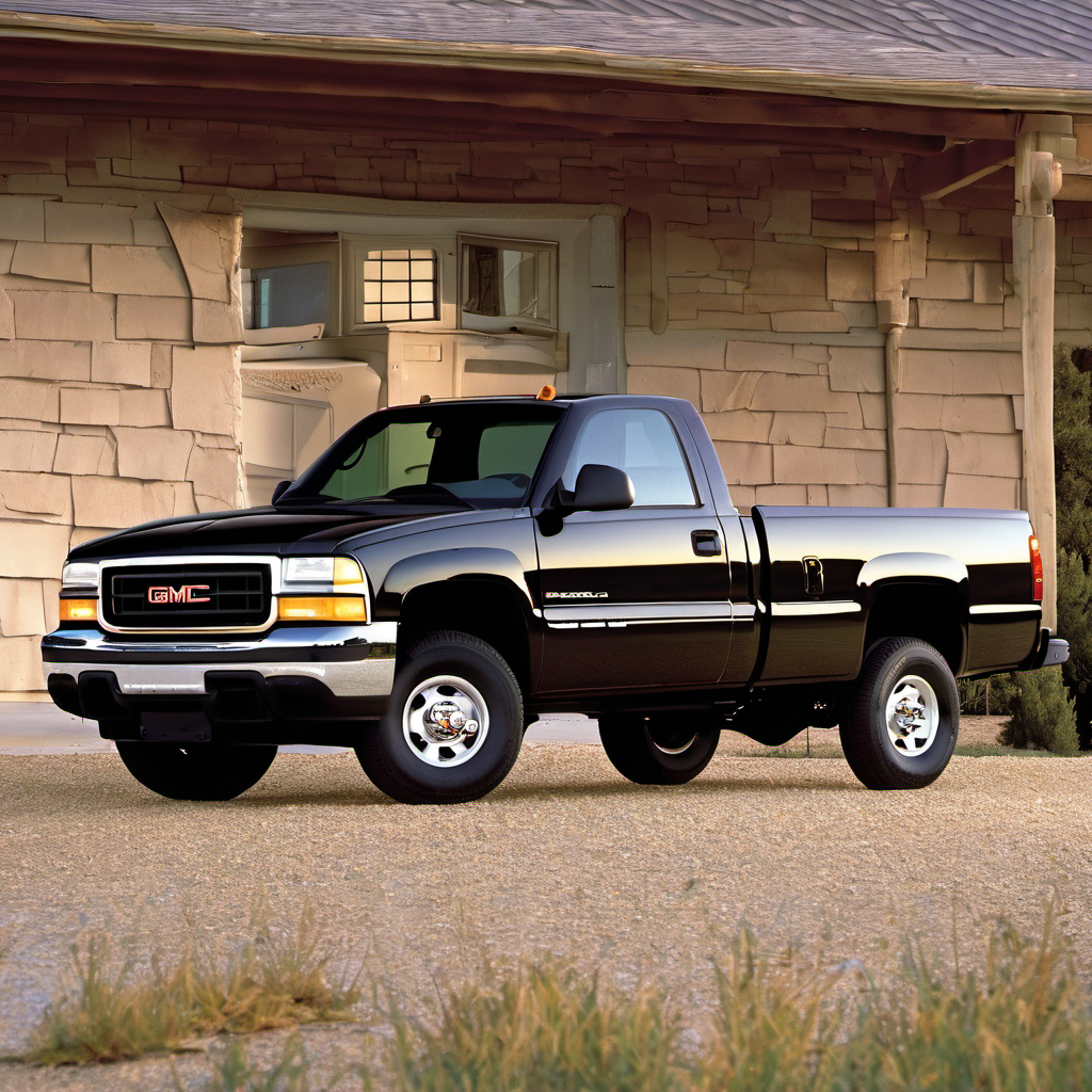 Illustration of a 2000 GMC Sierra (Classic) 2500 HD Regular Cab