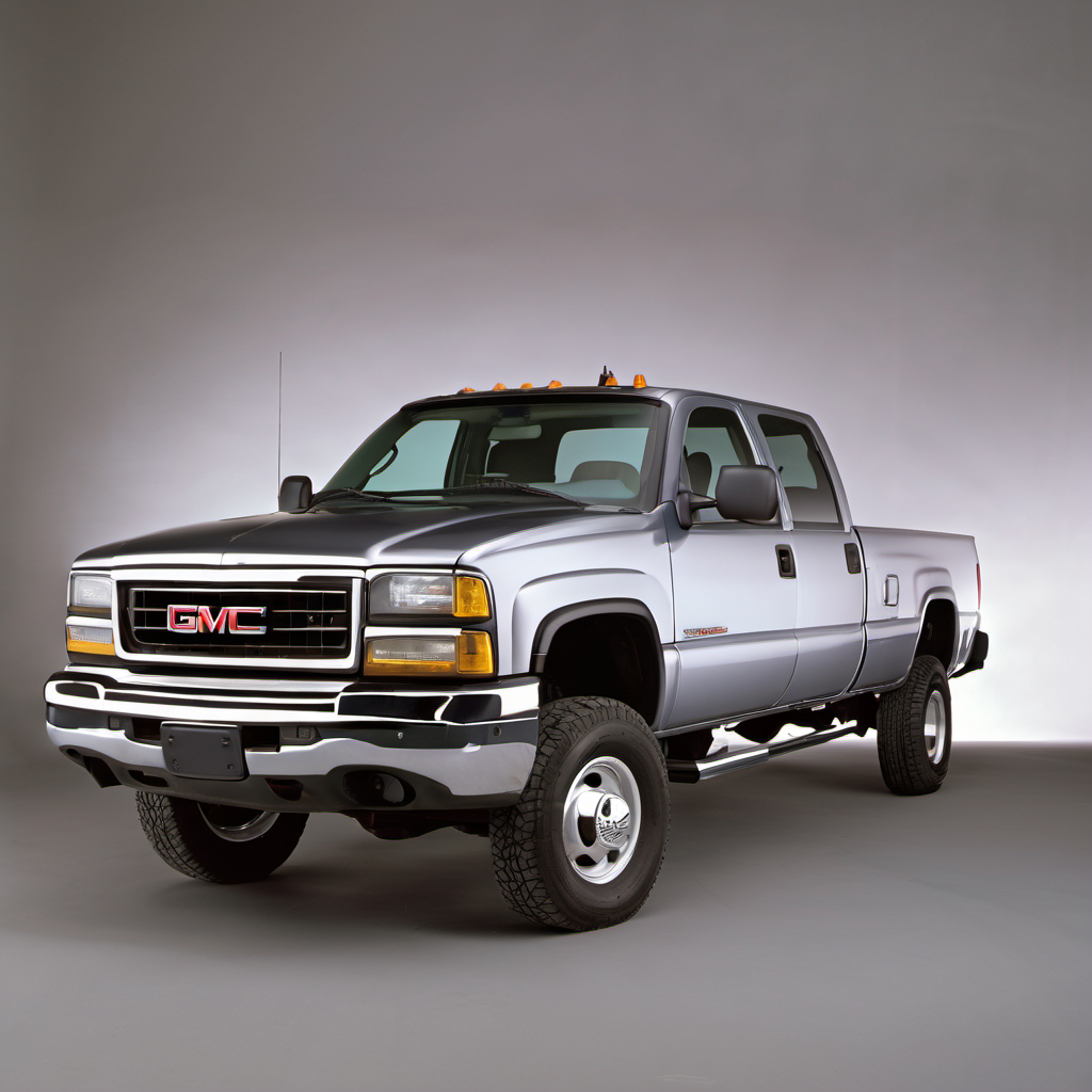 Illustration of a 2000 GMC Sierra (Classic) 3500 Crew Cab