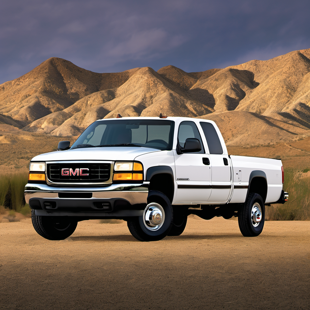 Illustration of a 2000 GMC Sierra (Classic) 3500 Extended Cab