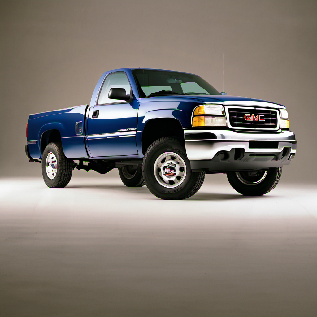 Illustration of a 2000 GMC Sierra 1500 Regular Cab