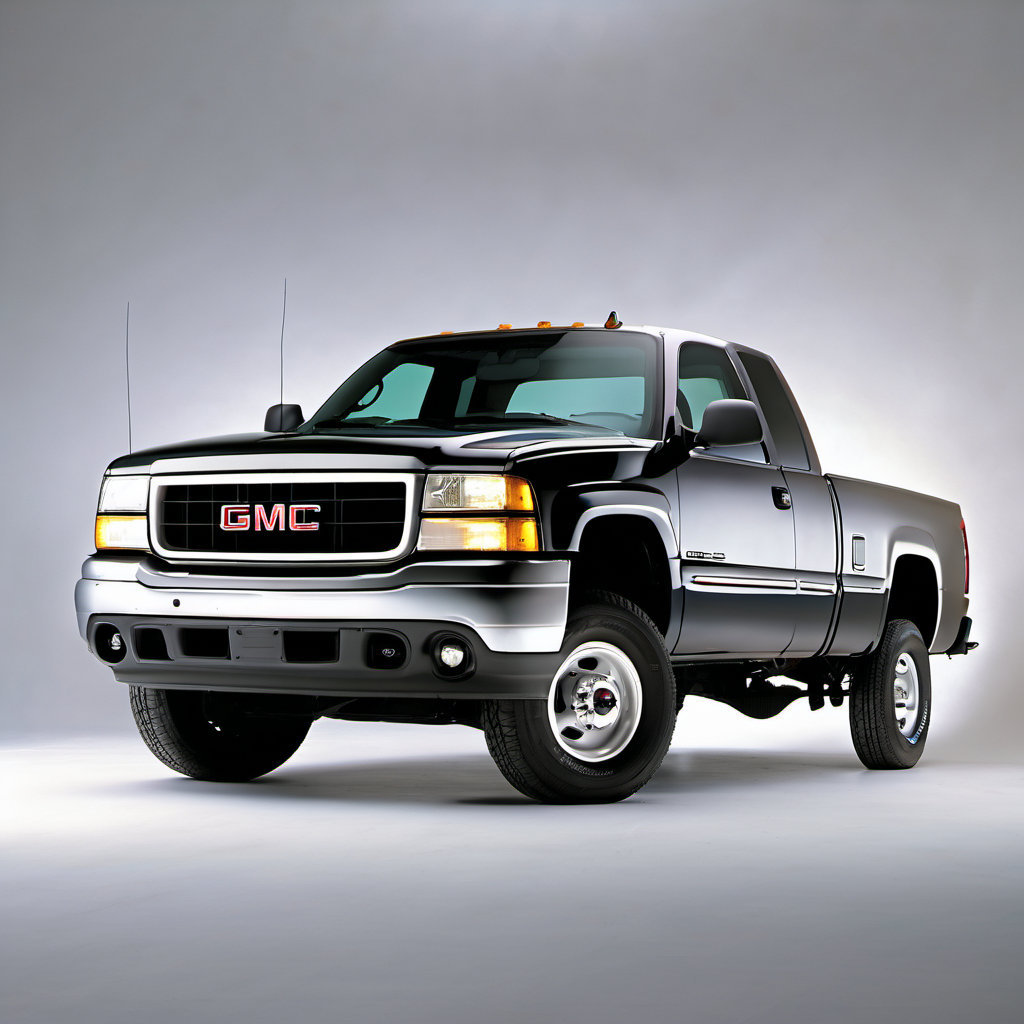 Illustration of a 2000 GMC Sierra 2500 Extended Cab