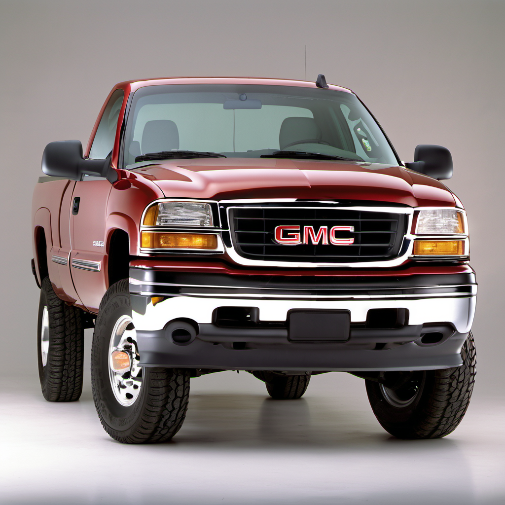 Illustration of a 2000 GMC Sierra 2500 Regular Cab