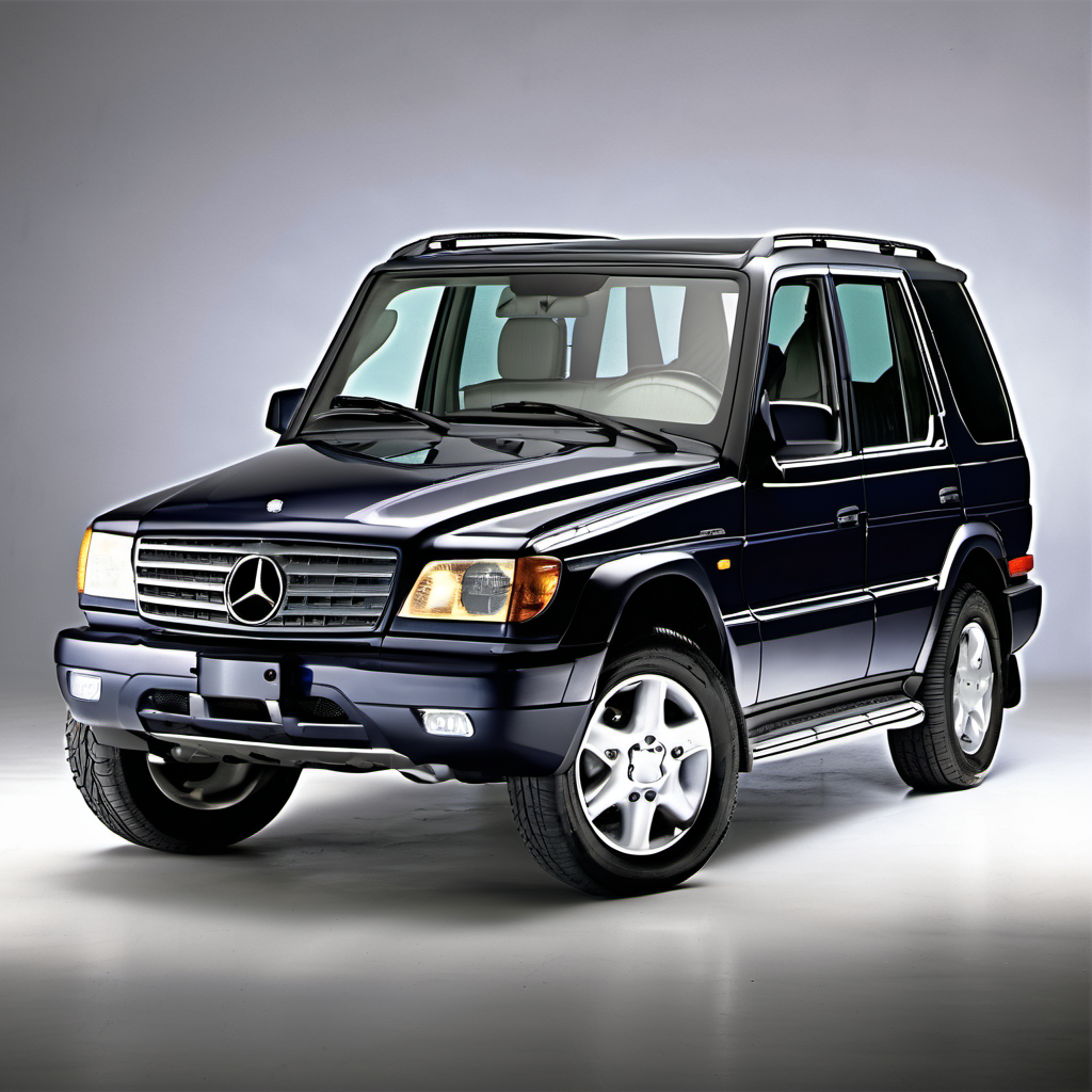 Illustration of a 2000 Mercedes-Benz M-Class