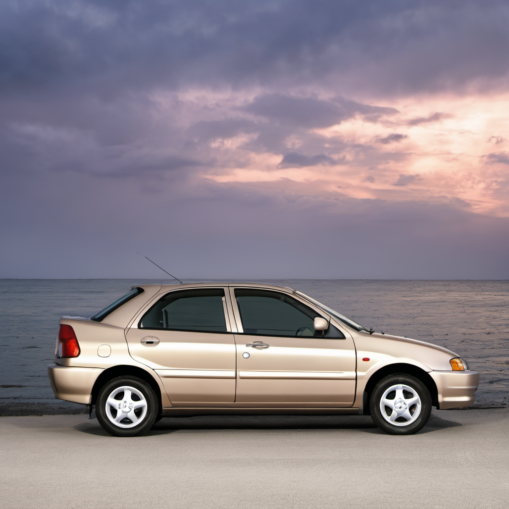 Illustration of a 2000 Suzuki Esteem